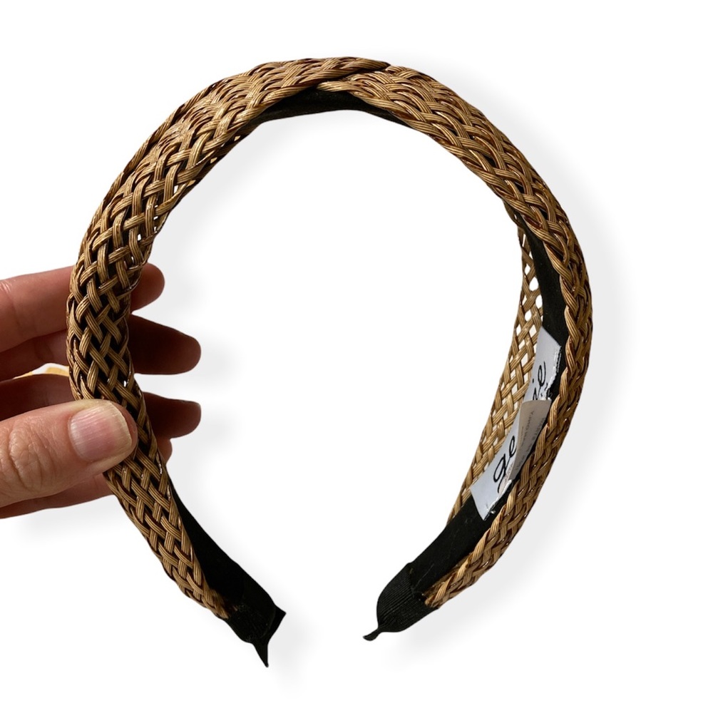 Genie Eugenia Kim Knot Straw Headband | Tan Woven